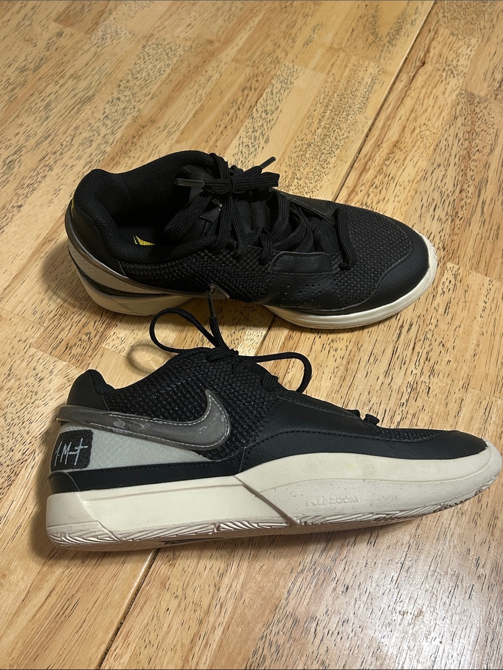 Nike Ja 1 "Ain't Ducking No Smoke" Basketball Shoes - Black/Light Smoke Grey